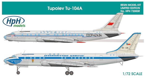 Tupolev Tu104 (Aeroflot, CSA) (LIMITED stocks!)  HPH72028L