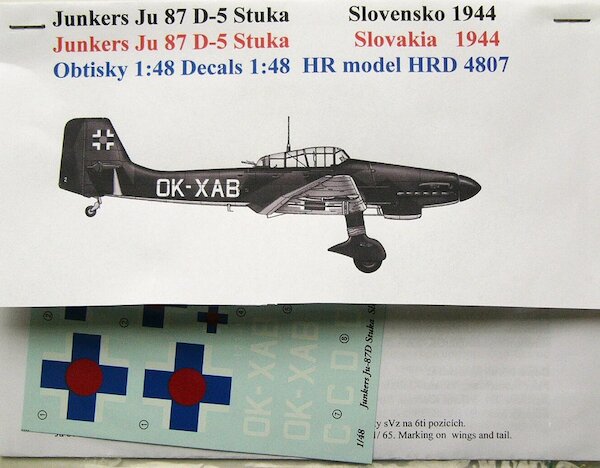 Junkers Ju87D-5 (Slovak AF)  HRD4807