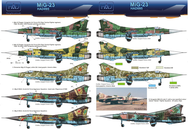 Mikoyan MiG-23 MF / ML (Hungarian AF)  HAD32032