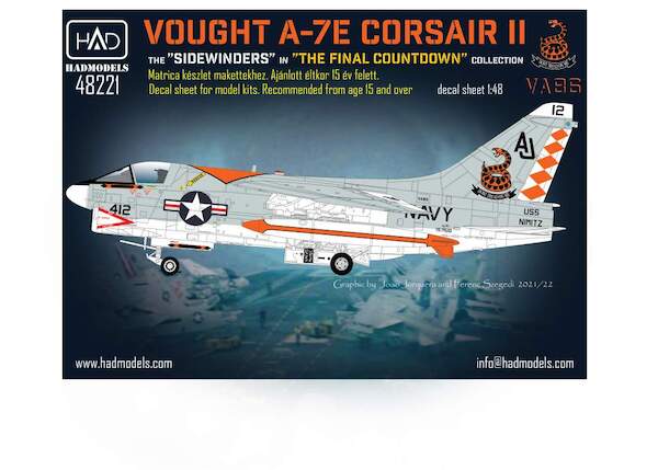 Vought A7E Corsair II (Sidewinders - The Final Countdown)  HAD48221