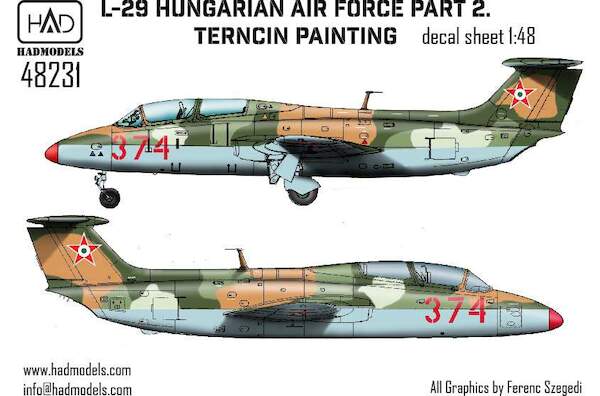 L29 Delfin in Hungarian Service part 2 Terncin Painting  HAD48231