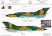 Mikoyan MiG21MF/Bis Fishbed  Stencils Part 1 White stencils on camouflaged planes (Hungarian AF) HAD48236