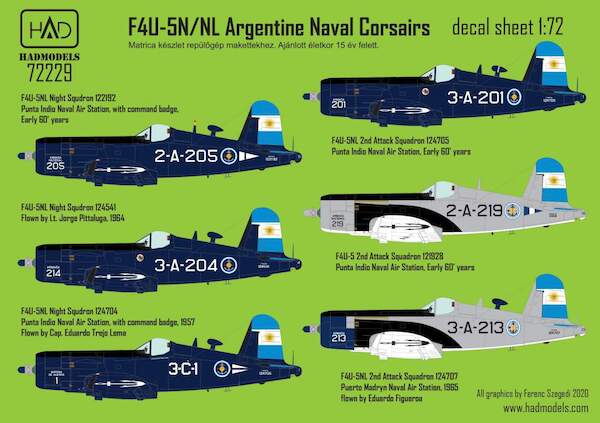 Vought F4U-5N/NL Corsair (Argentine Navy)  HAD72229