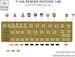 F14A Sewing Patches bases for HADE481002 decals HADPE481002