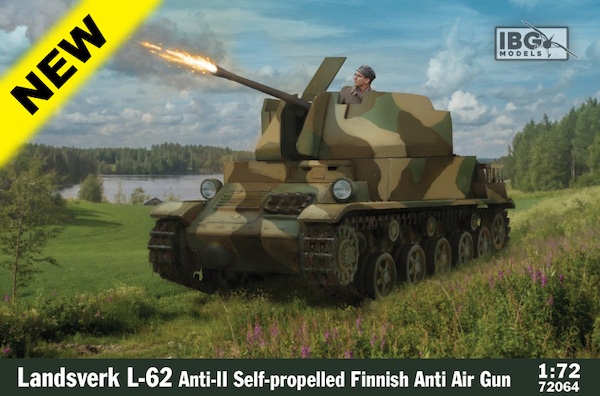 Landsverk L62 Anti-II., Finnish self propelled Anti Aircraft gun  72064