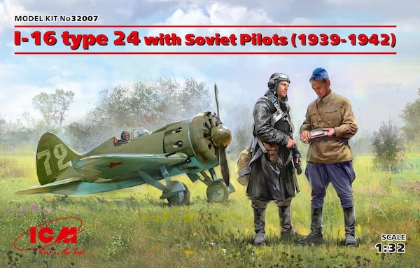 Polikarpov I-16 type 24 with Soviet pilots (1939-1942)  32007