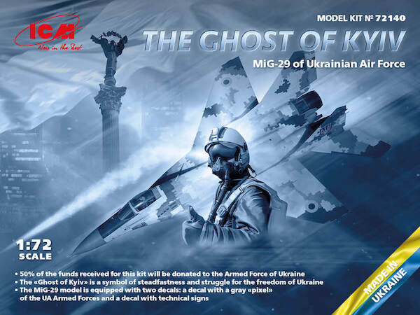 The Ghost of Kiev;  Mikoyan MiG29 Fulcrum of the Ukrainian AF (BACK IN STOCK)  72140
