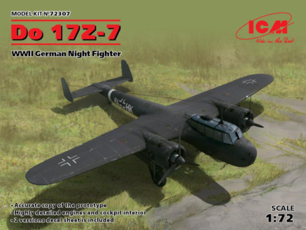 Dornier Do17Z-7 German Nightfighter  72307