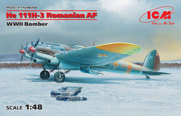 Heinkel He111H-3 WWII Romanian Bomber  ICM48266