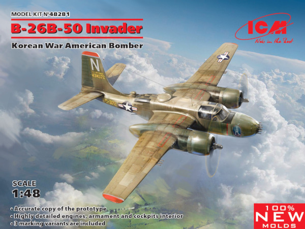 B26B-50 Invader 'American Korean War Bomber"  ICM48281