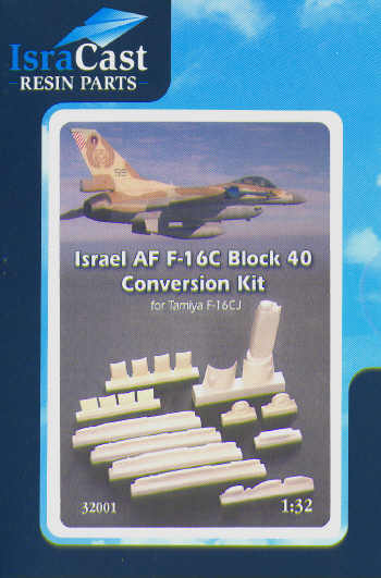 Israeli AF F16C block 40 Conversion Kit (Tamiya F16C) (Reissue)  IC-32001