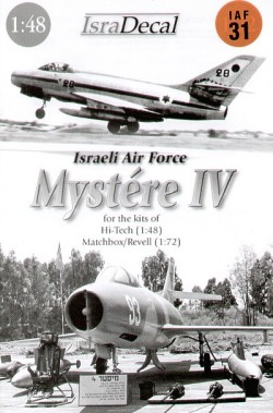 Israeli Air Force Mystere IV (High-Tech)  IAF31