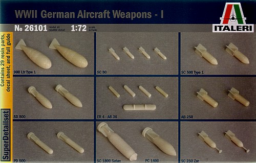 WW2 German aircraft weapons (Ist bombs version)  3426101