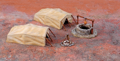 Desert Well and tents  6148
