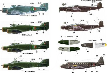 ANR Italian Luftwaffe Fighters, Bombers & Transports  IK72003