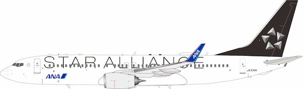 Boeing 737-800 ANA  All Nippon Airways Star Alliance JA51AN  JF-737-8-043
