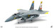 McDonnell Douglas F15C Eagle USAF California ANG 194th Fighter Squadron 84-0004,  75th Anniversary Edition, 2018 JCW-72-F15-013