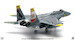 McDonnell Douglas F15C Eagle USAF California ANG 194th Fighter Squadron 84-0004,  75th Anniversary Edition, 2018  JCW-72-F15-013