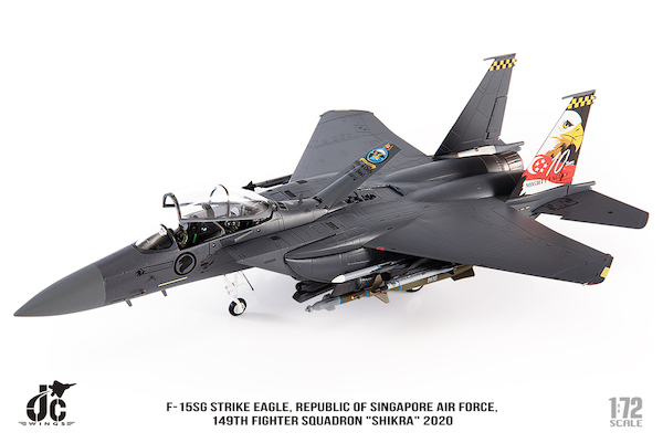 McDonnell Douglas F15SG Strike Eagle Republic of Singapore Air Force, 8328 149th Fighter Squadron "Shikra" 2020 RSAF 149Sq Mighty Eagles  JCW-72-F15-026