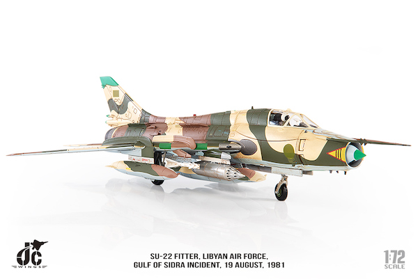 Sukhoi Su22 Fitter Libyan Air Force,  Gulf of Sidra incident, 19 August, 1981  JCW-72-SU20-001