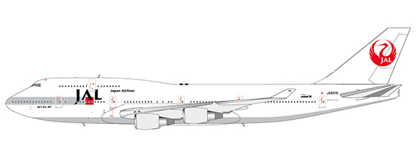 Boeing 747-400 JAL Japan Airlines JA8915 Flap Down  XX4889A