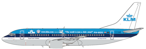 Boeing 737-300 KLM "The world is just a click away!" PH-BDD  XX4996