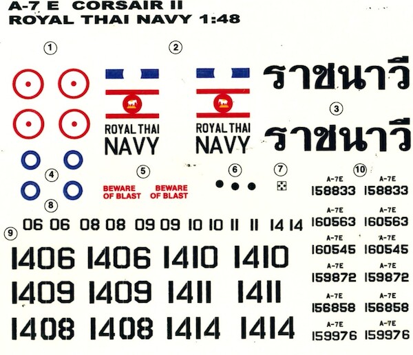 Vought A7E Corsair (Royal Thai Navy)  JEAB48023