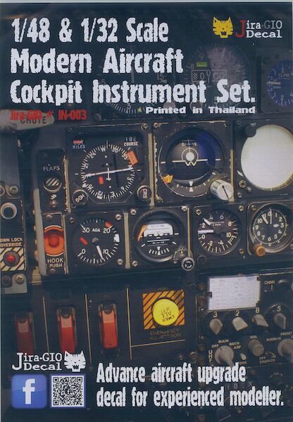 Modern Aircraft cockpit instrument set 1/48 and 1/32 (BACK IN STOCK)  IN-003