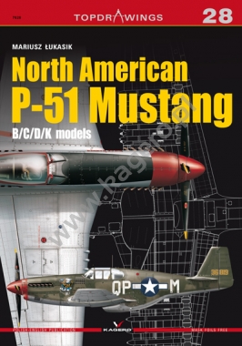 North American P-51 Mustang B/C/D/K models  9788364596841