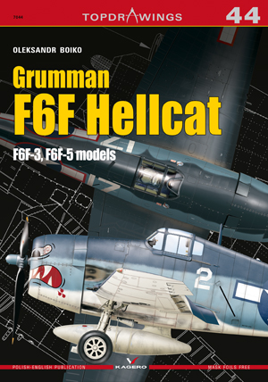 Grumman F6F Hellcat, F6F-3, F6F-5 models  9788365437563