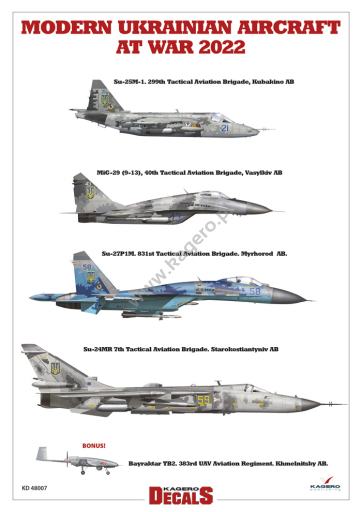 Modern Ukrainian Aircraft at war 2022  Kd72007