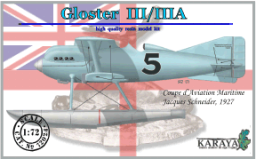 Gloster III/IIIA Schneider cup racer 1927  KY72024