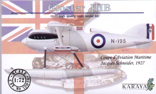 Gloster IIIB RAF Schneider cup racer  KY72026