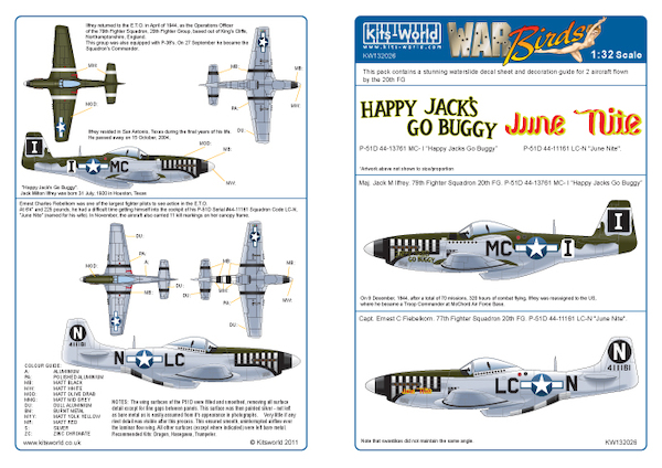 P51D Mustang (20th FG "Happy Jack's go Buggy, June Nite")  kw132026