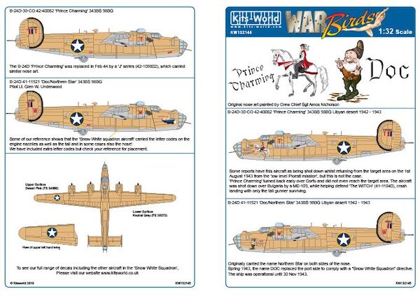Consolidated B24D Liberator (Double Sheet)  kw132145