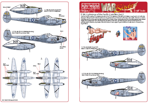 P38L Lightnings of the Pacific (Late War) Set 2  kw148207