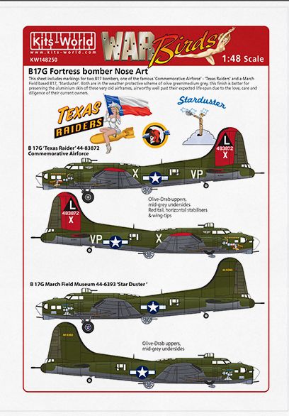 Boeing B17G Flying Fortress "Nose Art"  kw148250