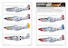 P51 Mustang General markings A/C ID numbers and lettering (Natural Finish) KW172007