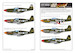 P51 Mustang General markings A/C ID numbers and lettering (Camo Finish) KW172008