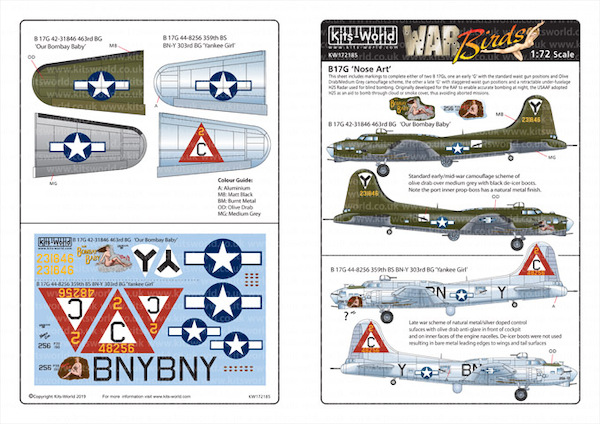 B17G Flying Fortress "Nose Art" part 2  KW172185