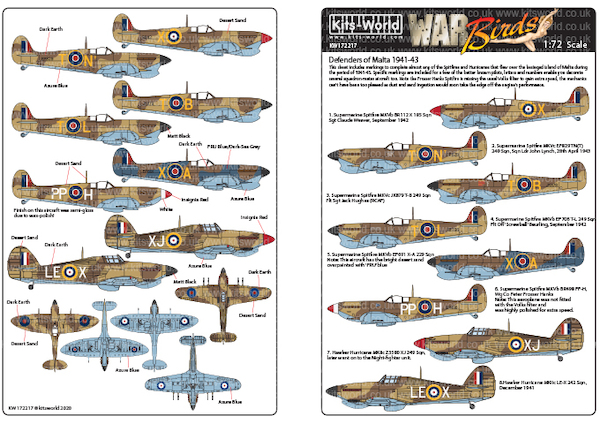Defenders of Malta 1941-1943 (Spitfire Hurricane)  kw172217