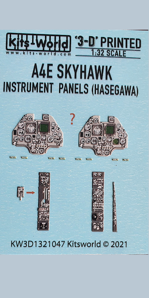 A4E Skyhawk Instrument Panels (Hasegawa)  KW3D1321047