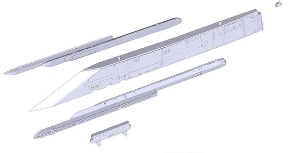 F15C Eagle Pylons and rails -early (Tamiya)  KSM32022