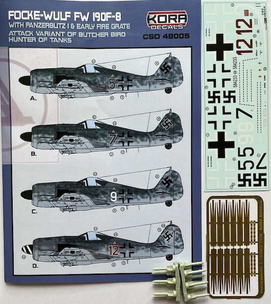 Focke Wulf FW190F-8 with Panzerblitz 1 early Fire Grate Attack Variant  CSD4805