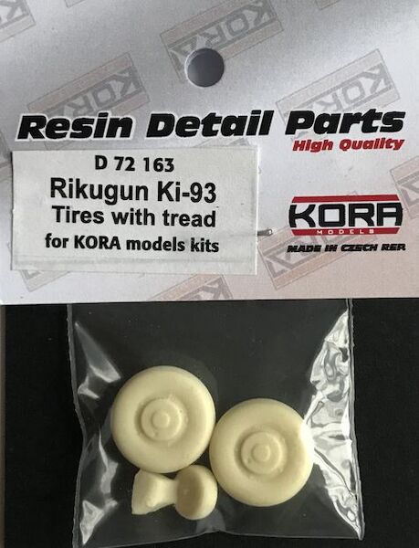Rikugun Ki93  Wheels with thread (Kora Models)  D72163