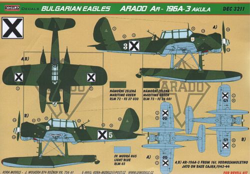 Arado Ar196A-4  'Akula' (Bulgaria)  DEC3211
