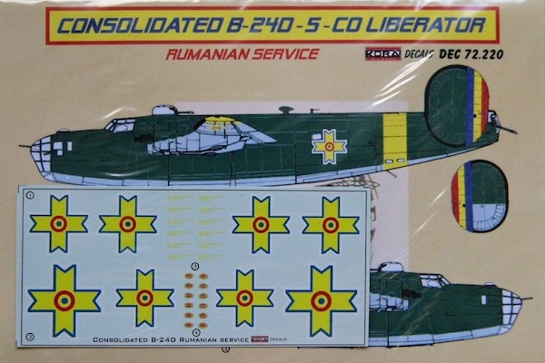 Consolidated B24D Liberator in Rumanian service  DEC72220