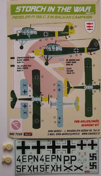 Fieseler Fi156C-3 Storch (Balkan campaign)  DEC7265