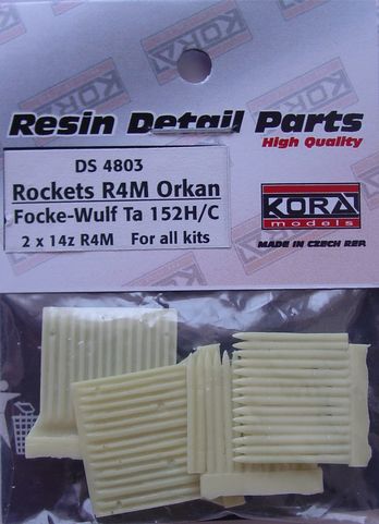 R4M Orkan Rockets with racks Focke Wulf TA152H/C  DS4803