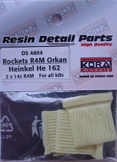 R4M Orkan Rockets with racks Heinkel He162  DS4804
